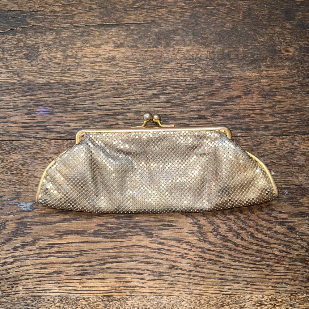 Whiting and Davis Gold Mesh Clutch